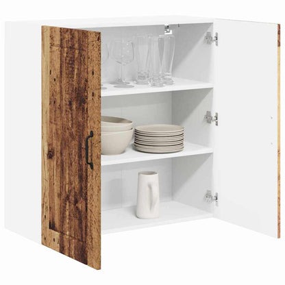 Keukenkast aan de muur Oud Hout 80 x 31 x 80 cm Bewerkt hout