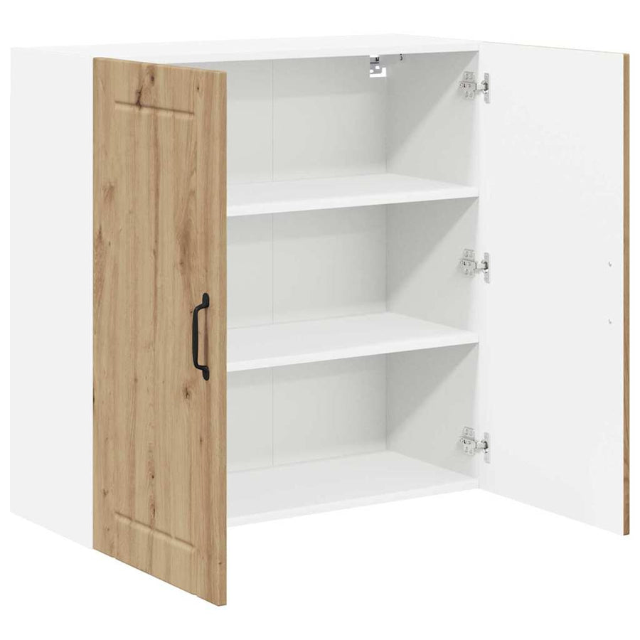 Keukenkast aan de muur met plank Artisan Eiken 80 x 31 x 80 cm