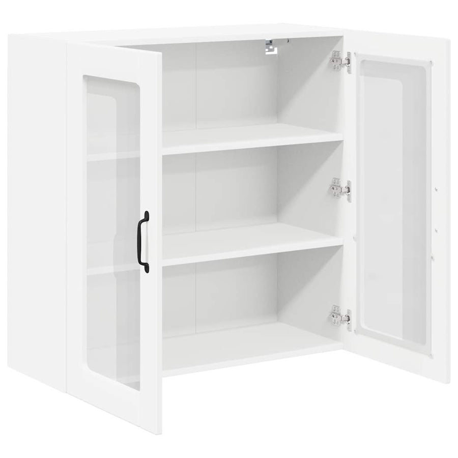 Keukenkast aan de muur Wit 80 x 31 x 80 cm Bewerkt hout