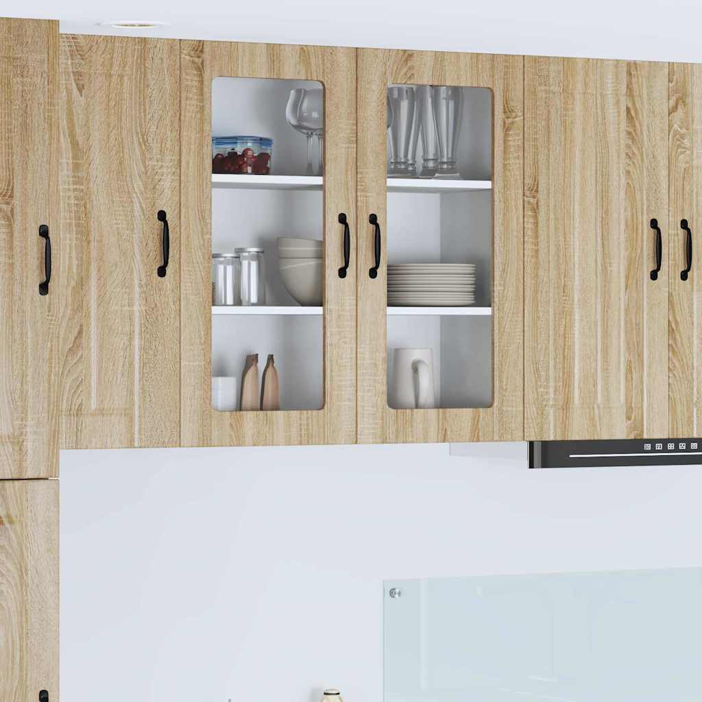 Keukenkast aan de muur met plank Sonoma Eiken 80 x 31 x 80 cm