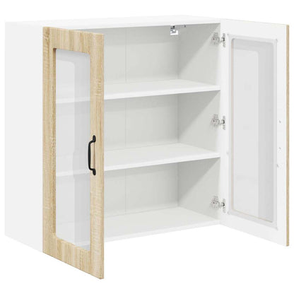 Keukenkast aan de muur met plank Sonoma Eiken 80 x 31 x 80 cm