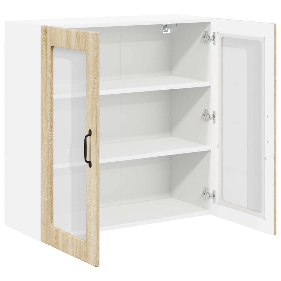 Keukenkast aan de muur met plank Sonoma Eiken 80 x 31 x 80 cm