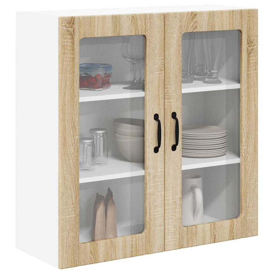 Keukenkast aan de muur met plank Sonoma Eiken 80 x 31 x 80 cm