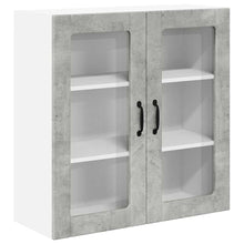 Keukenkast aan de muur Beton Grijs 80 x 31 x 80 cm Bewerkt hout