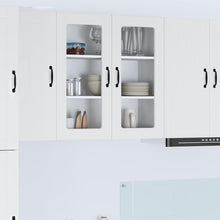 Keukenkast aan de muur met plank Hoogglans wit 80 x 31 x 80 cm