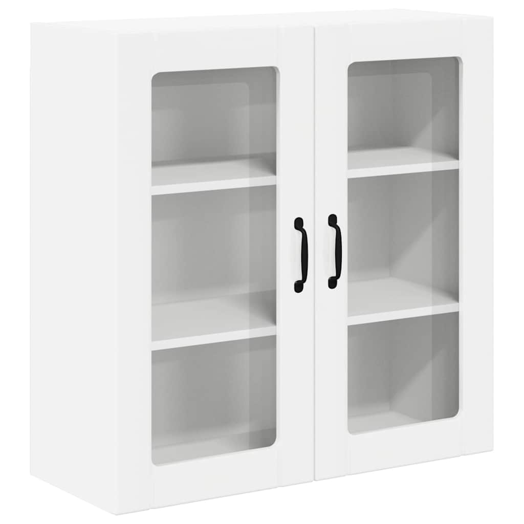 Keukenkast aan de muur met plank Hoogglans wit 80 x 31 x 80 cm