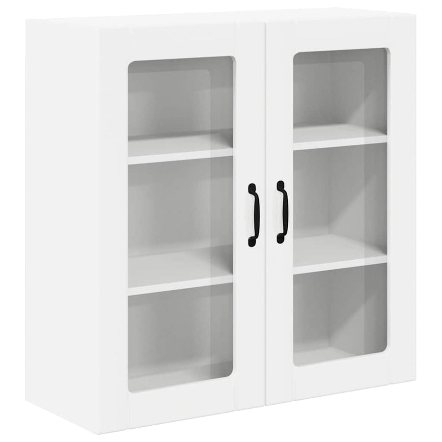 Keukenkast aan de muur met plank Hoogglans wit 80 x 31 x 80 cm