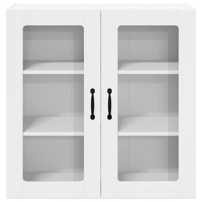 Keukenkast aan de muur met plank Hoogglans wit 80 x 31 x 80 cm