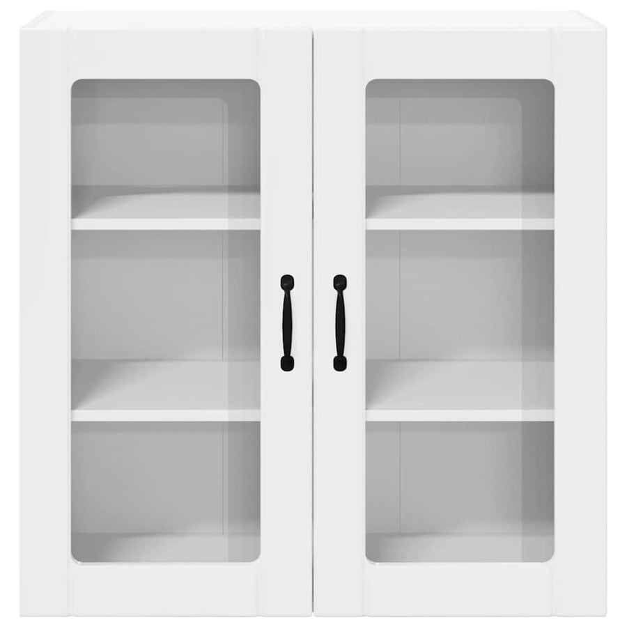 Keukenkast aan de muur met plank Hoogglans wit 80 x 31 x 80 cm