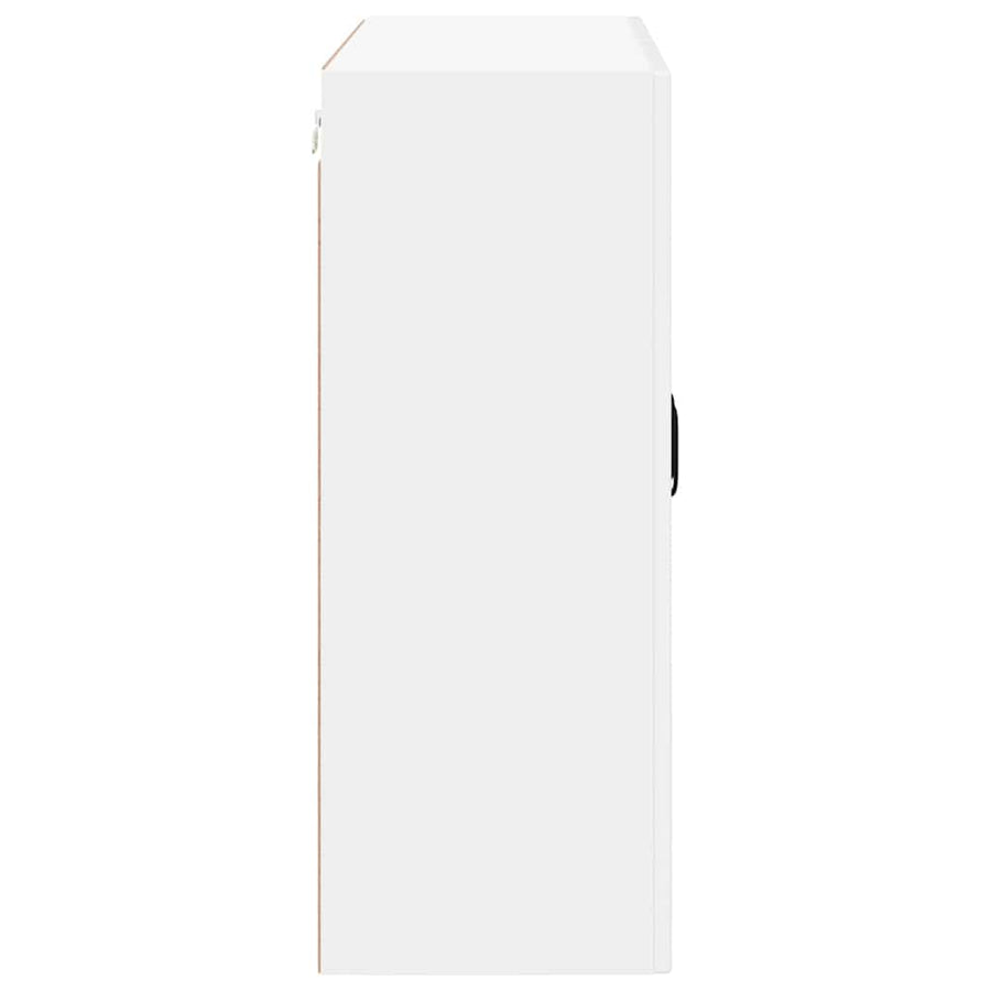Keukenkast aan de muur met plank Hoogglans wit 80 x 31 x 80 cm