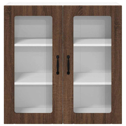 Keukenkast aan de muur Bruin Eiken 80 x 31 x 80 cm Bewerkt hout