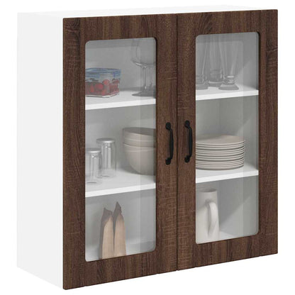 Keukenkast aan de muur Bruin Eiken 80 x 31 x 80 cm Bewerkt hout