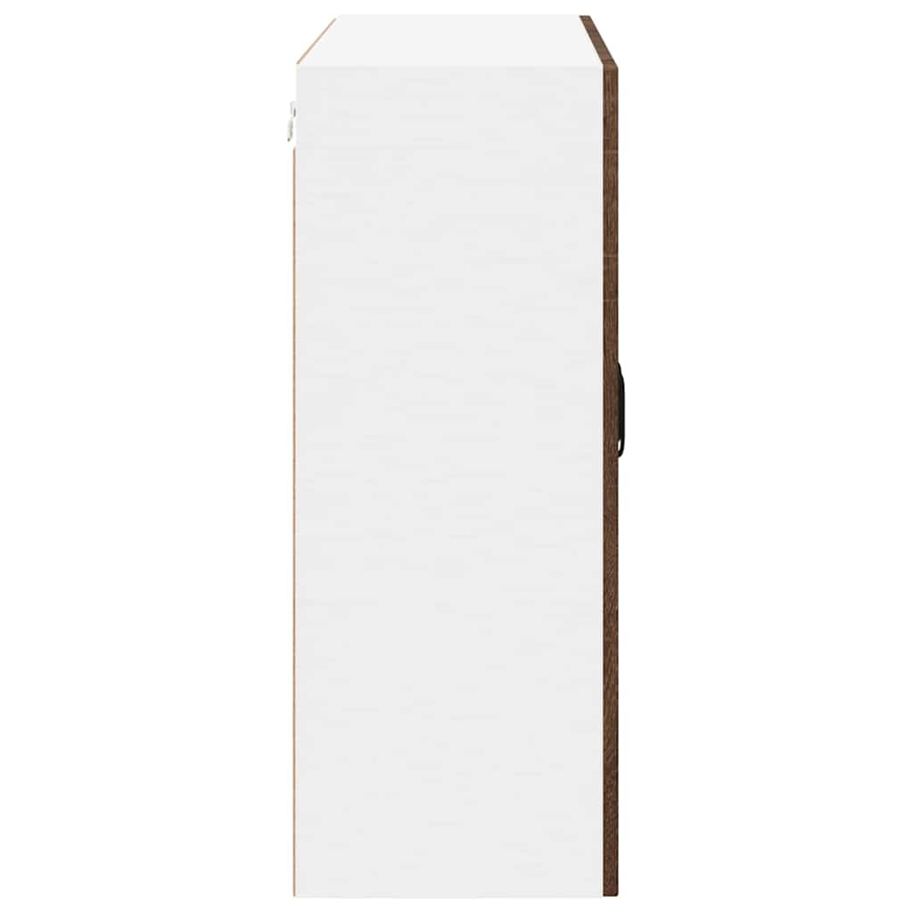 Keukenkast aan de muur Bruin Eiken 80 x 31 x 80 cm Bewerkt hout