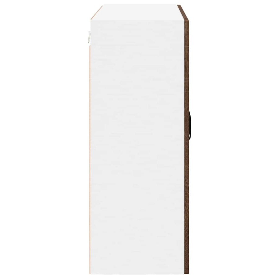 Keukenkast aan de muur Bruin Eiken 80 x 31 x 80 cm Bewerkt hout