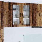 Keukenkast 80x31x80 cm oud hout bewerkt hout