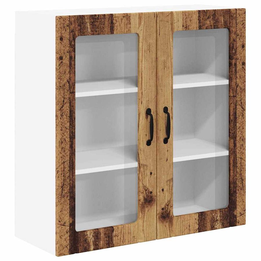 Keukenkast aan de muur Oud Hout 80 x 31 x 80 cm Bewerkt hout