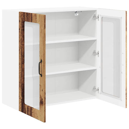 Keukenkast aan de muur Oud Hout 80 x 31 x 80 cm Bewerkt hout