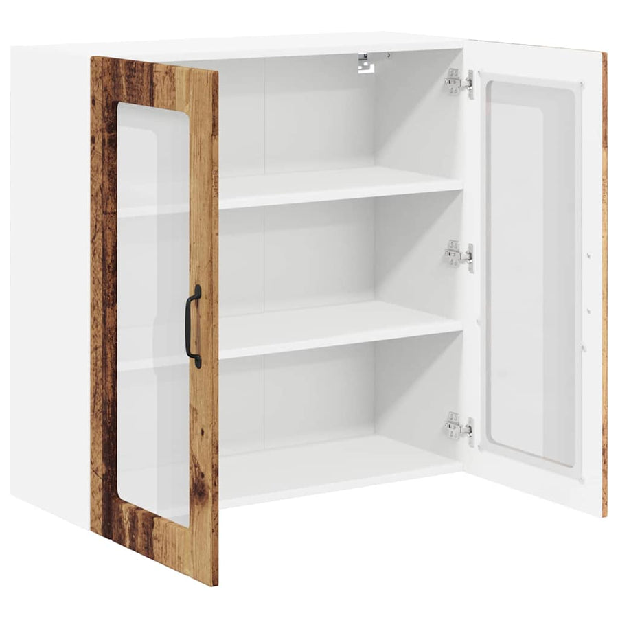 Keukenkast aan de muur Oud Hout 80 x 31 x 80 cm Bewerkt hout