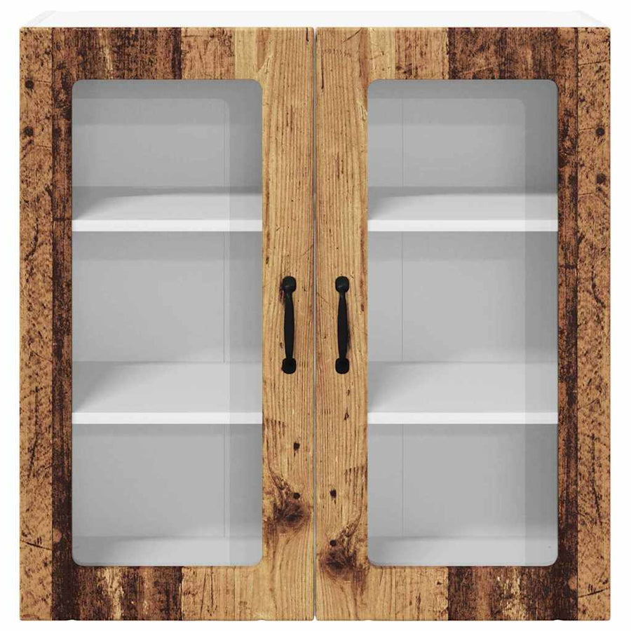Keukenkast aan de muur Oud Hout 80 x 31 x 80 cm Bewerkt hout