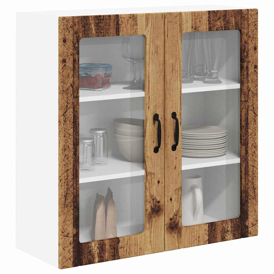 Keukenkast aan de muur Oud Hout 80 x 31 x 80 cm Bewerkt hout