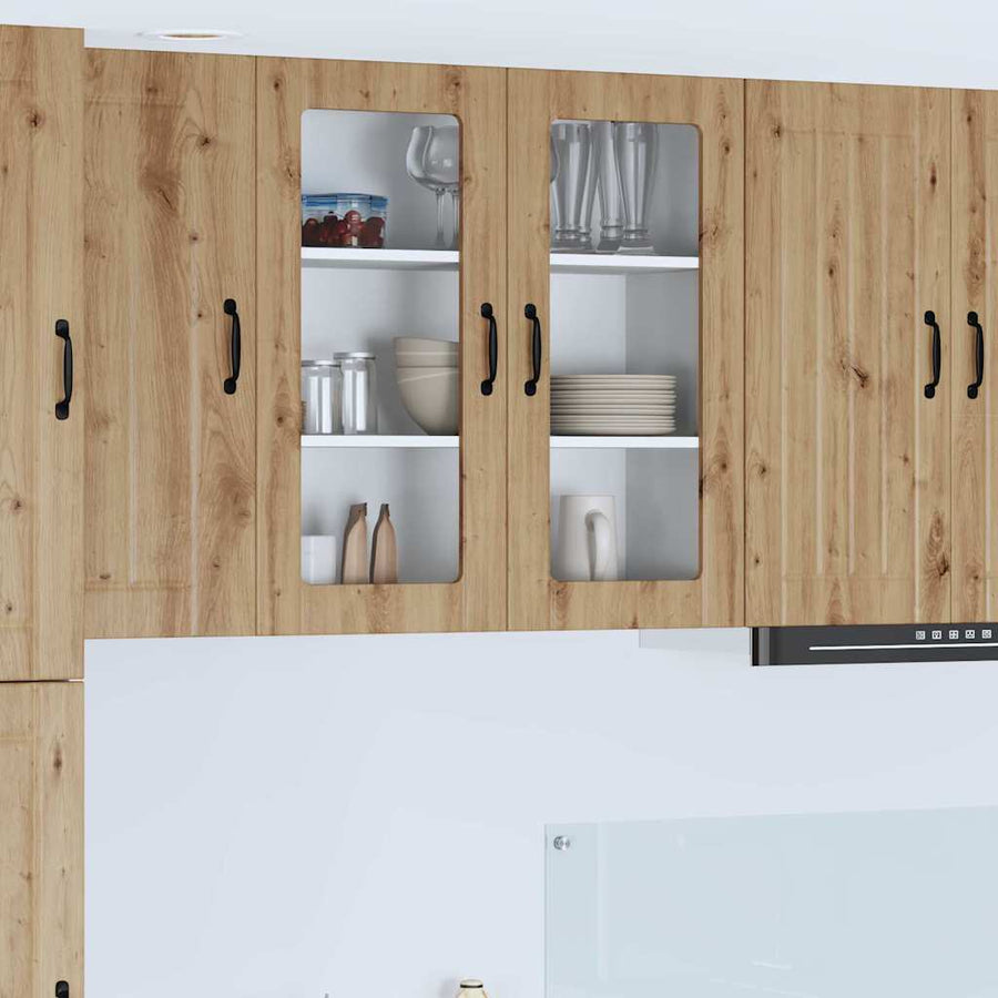 Keukenkast aan de muur met plank Artisan Eiken 80 x 31 x 80 cm