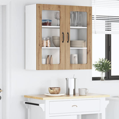Keukenkast aan de muur met plank Artisan Eiken 80 x 31 x 80 cm