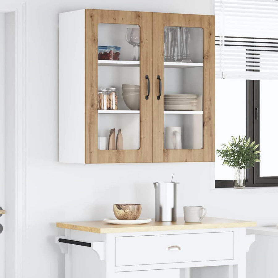 Keukenkast aan de muur met plank Artisan Eiken 80 x 31 x 80 cm