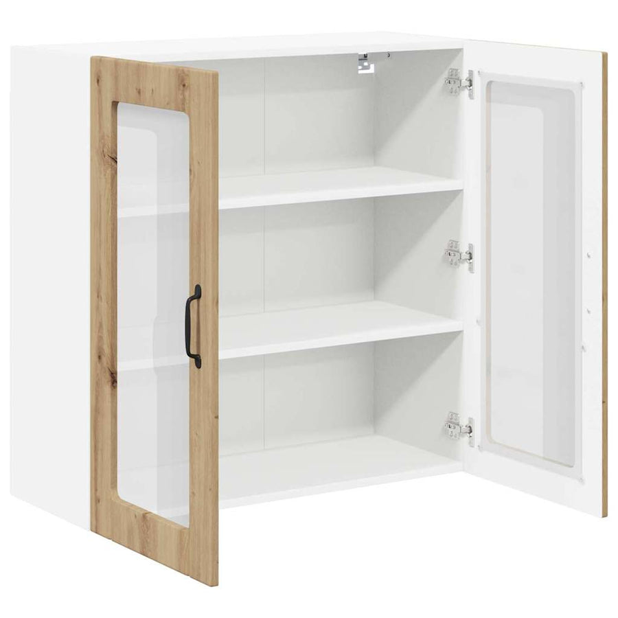 Keukenkast aan de muur met plank Artisan Eiken 80 x 31 x 80 cm
