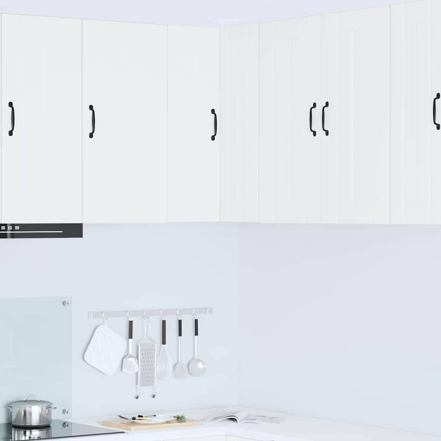 Keukenkast aan de muur Wit 57 x 57 x 80 cm Bewerkt hout