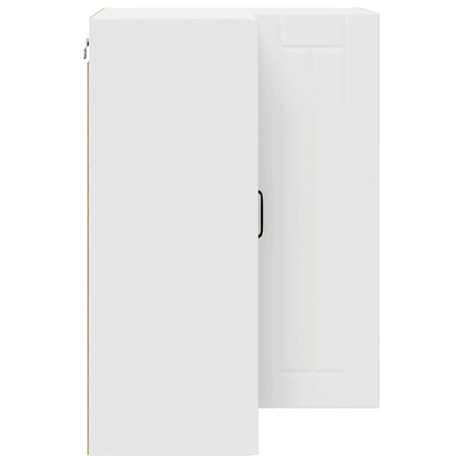 Keukenkast aan de muur Wit 57 x 57 x 80 cm Bewerkt hout