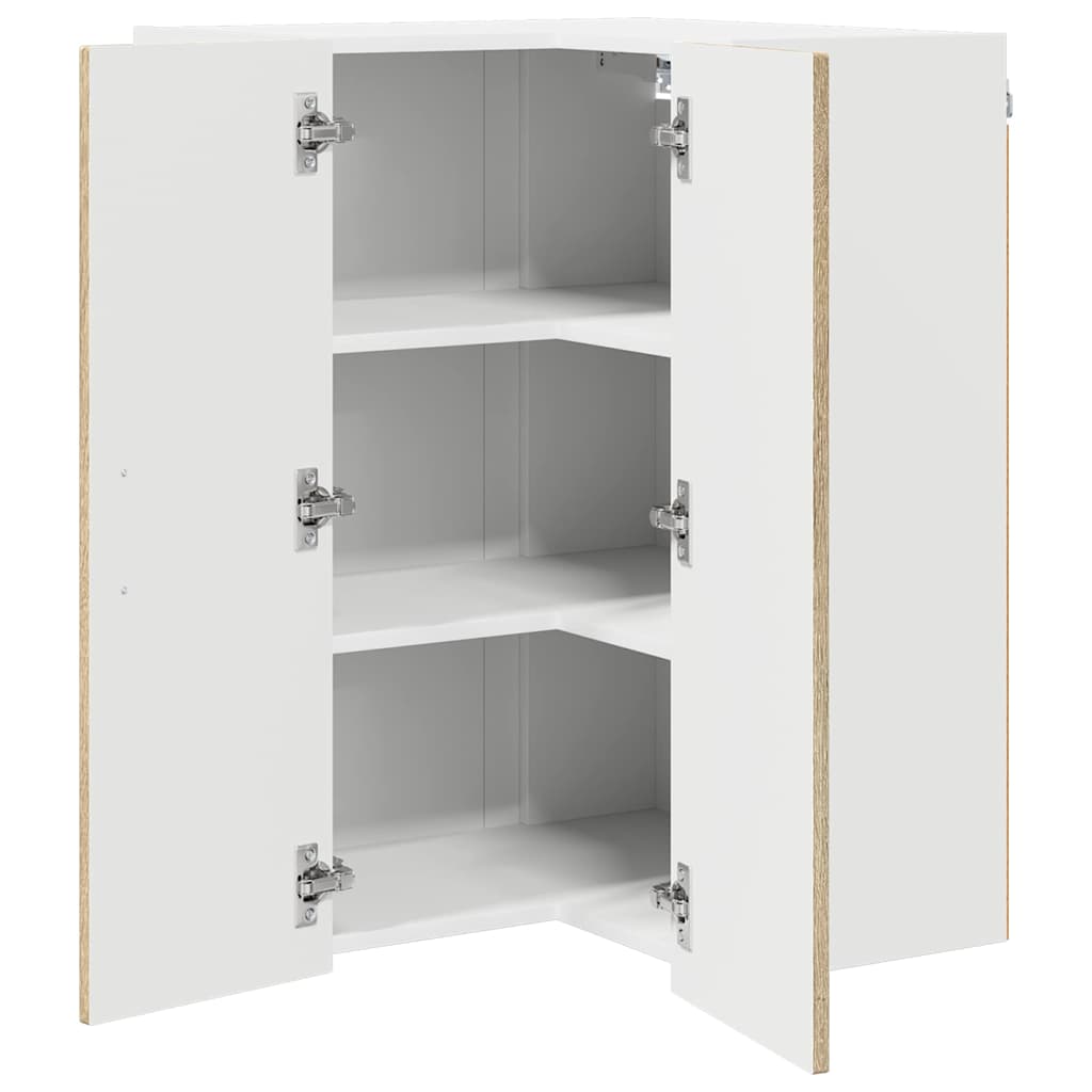 Keukenkast aan de muur met plank Sonoma Eiken 57 x 57 x 80 cm