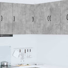 Keukenkast 57x57x80 cm beton grijs bewerkt hout