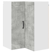 Keukenkast aan de muur Beton Grijs 57 x 57 x 80 cm Bewerkt hout