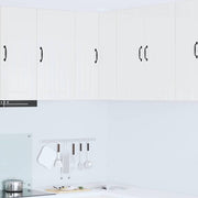 Keukenkast 57x57x80 cm hoogglans wit bewerkt hout