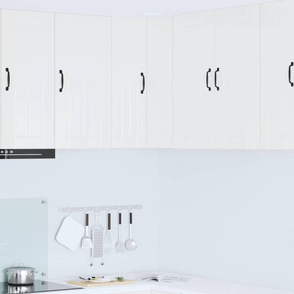Keukenkast aan de muur met plank Hoogglans wit 57 x 57 x 80 cm