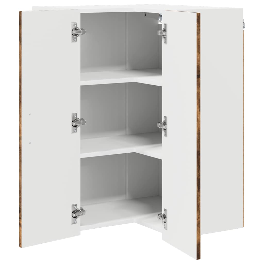 Keukenkast aan de muur met plank Gerookt eiken 57 x 57 x 80 cm