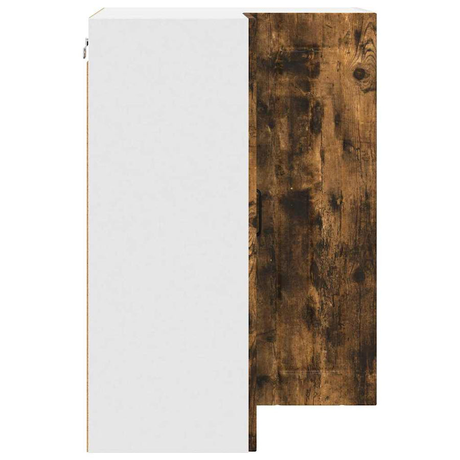 Keukenkast aan de muur met plank Gerookt eiken 57 x 57 x 80 cm