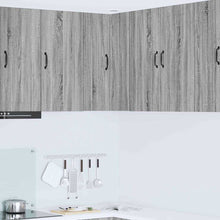 Keukenkast aan de muur met plank Grijs Sonoma 57 x 57 x 80 cm