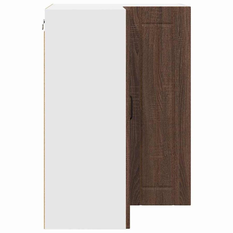 Keukenkast aan de muur Bruin Eiken 57 x 57 x 80 cm Bewerkt hout