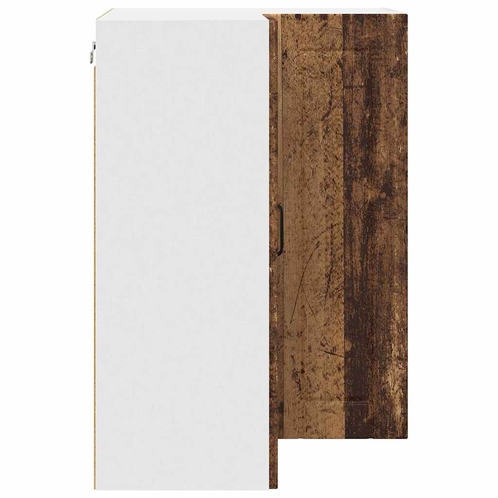 Keukenkast aan de muur Oud Hout 57 x 57 x 80 cm Bewerkt hout