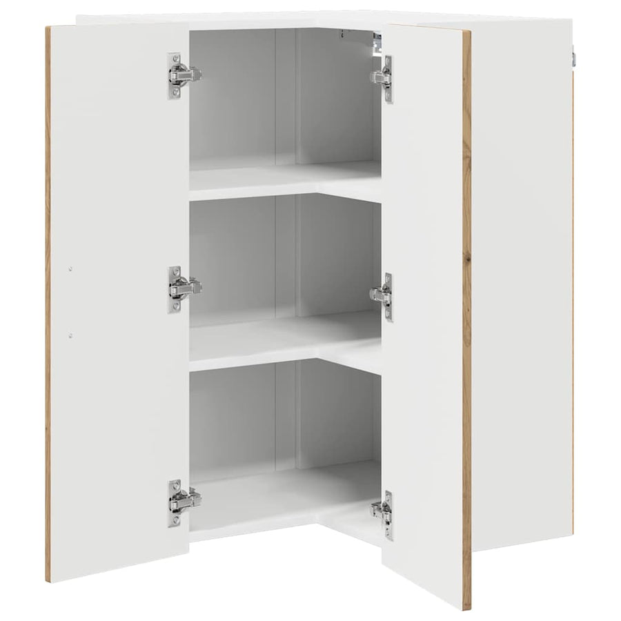 Keukenkast aan de muur met plank Artisan Eiken 57 x 57 x 80 cm