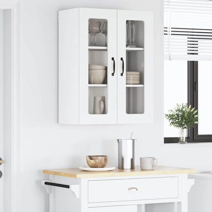 Keukenkast aan de muur Wit 60 x 31 x 80 cm Bewerkt hout