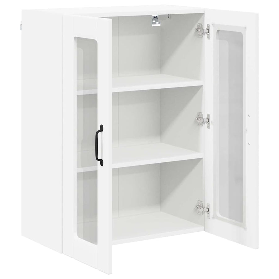 Keukenkast aan de muur Wit 60 x 31 x 80 cm Bewerkt hout