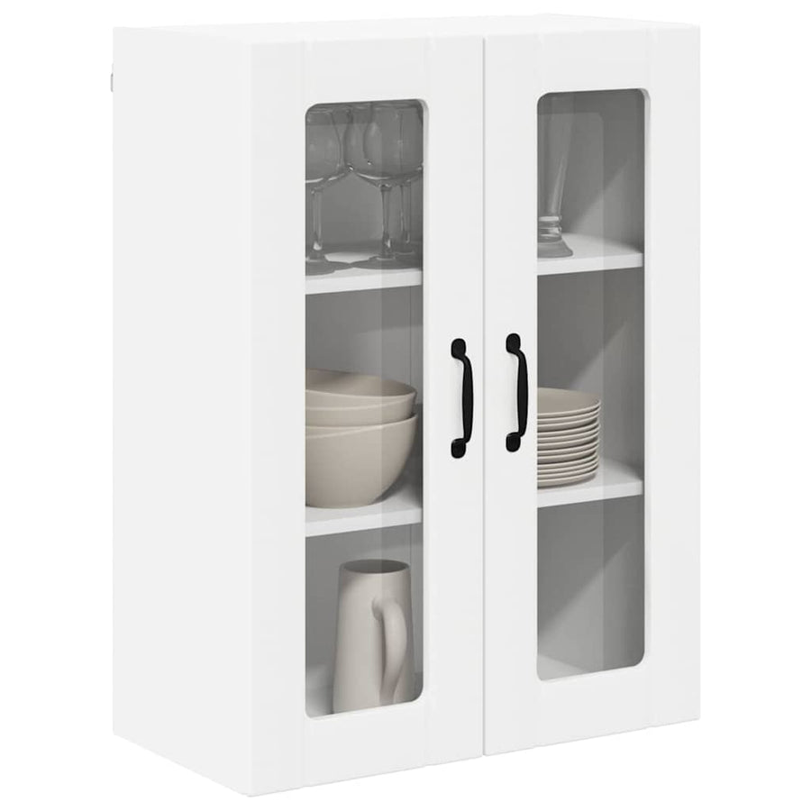 Keukenkast aan de muur Wit 60 x 31 x 80 cm Bewerkt hout
