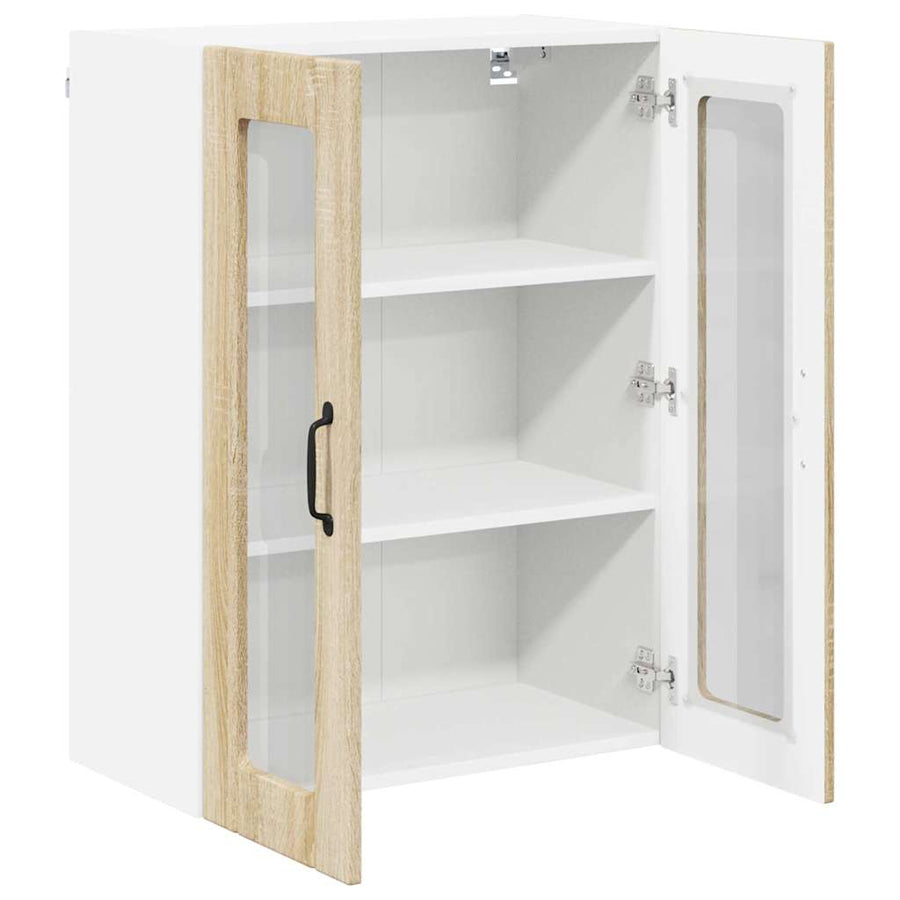 Keukenkast aan de muur met plank Sonoma Eiken 60 x 31 x 80 cm