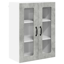 Keukenkast aan de muur Beton Grijs 60 x 31 x 80 cm Bewerkt hout