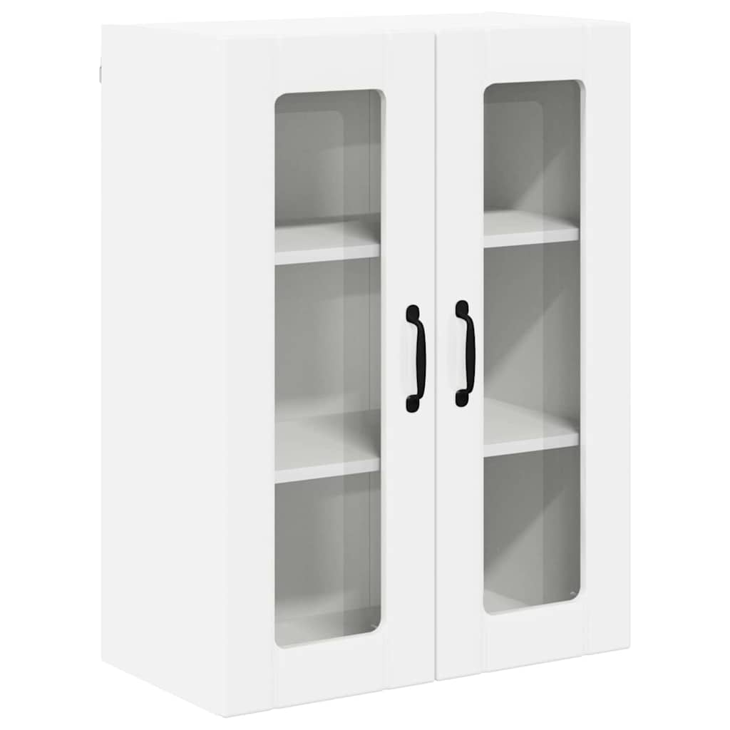 Keukenkast aan de muur met plank Hoogglans wit 60 x 31 x 80 cm