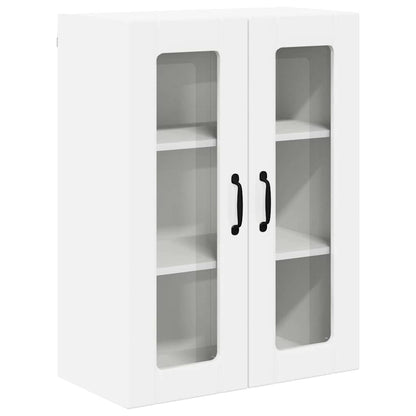 Keukenkast aan de muur met plank Hoogglans wit 60 x 31 x 80 cm