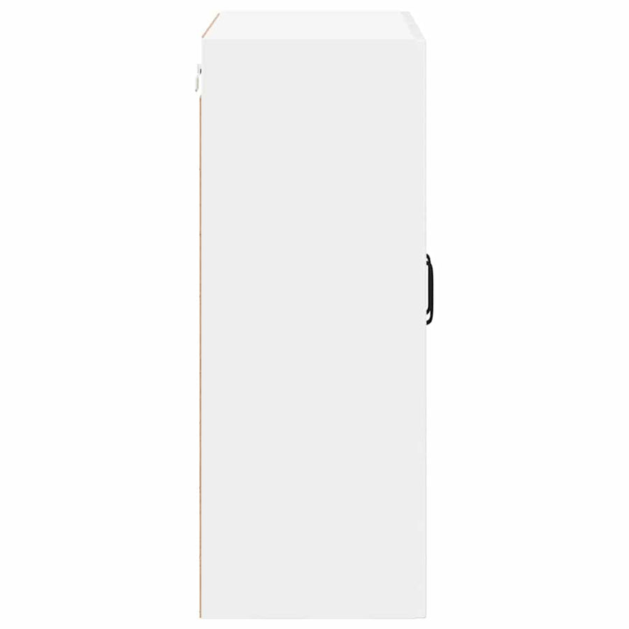 Keukenkast aan de muur met plank Hoogglans wit 60 x 31 x 80 cm