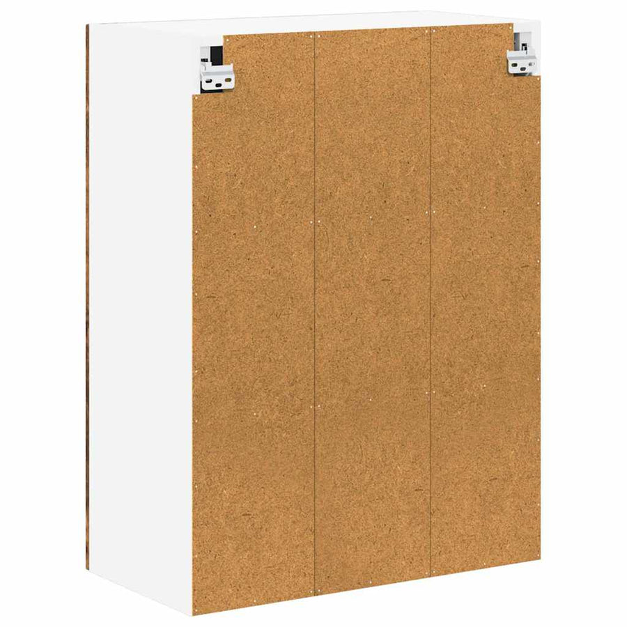 Keukenkast aan de muur met plank Gerookt eiken 60 x 31 x 80 cm